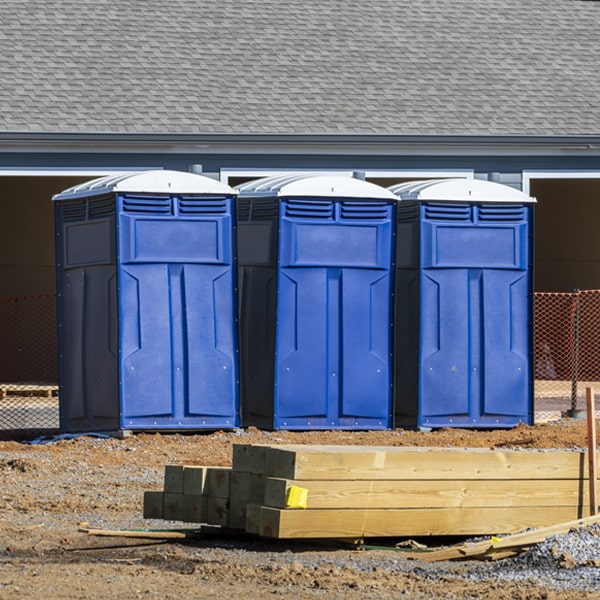 are there any restrictions on what items can be disposed of in the porta potties in White Cloud